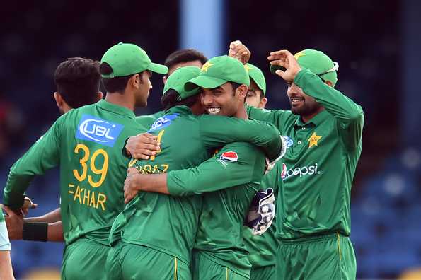 Shadab Khan has seven wickets from two games for Pakistan Shadab Khan has seven wickets from two games for Pakistan