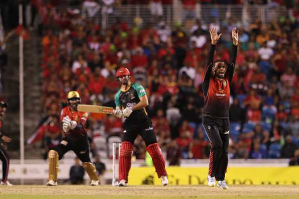 Knight Riders beat Patriots by 20 runs. Knight Riders beat Patriots by 20 runs.