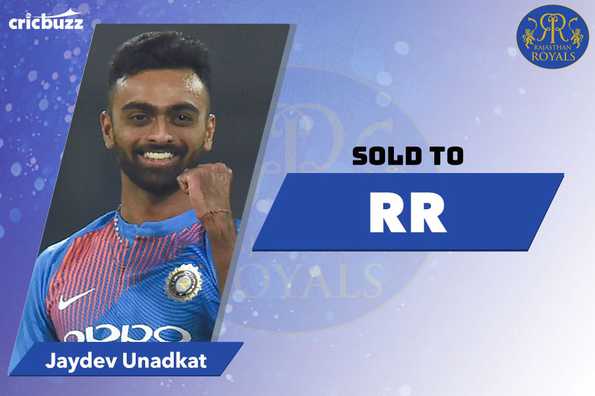 Jaydev Unadkat was picked up by RR again.