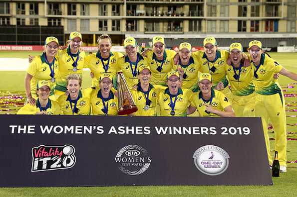 All smiles in the Australian camp after sealing the much-coveted trophy All smiles in the Australian camp after sealing the much-coveted trophy