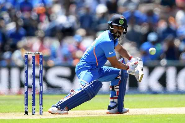 Kedar Jadhav's 86 propped India B to a competitive total. Kedar Jadhav's 86 propped India B to a competitive total.