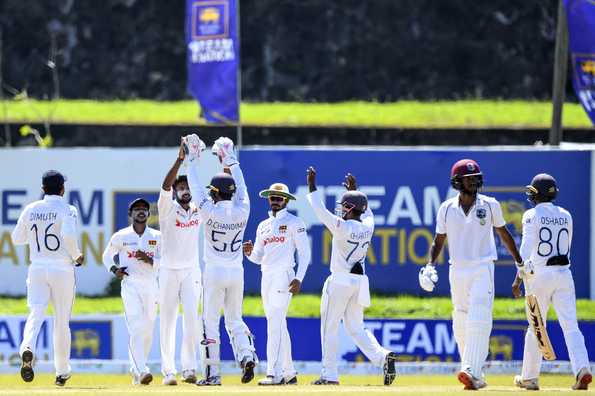 Kraigg Brathwaite and Jermaine Blackwood were dismissed in the morning session Kraigg Brathwaite and Jermaine Blackwood were dismissed in the morning session