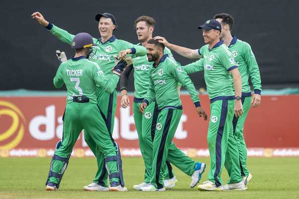 Ireland defeated Oman comfortably by 56 runs. Ireland defeated Oman comfortably by 56 runs.