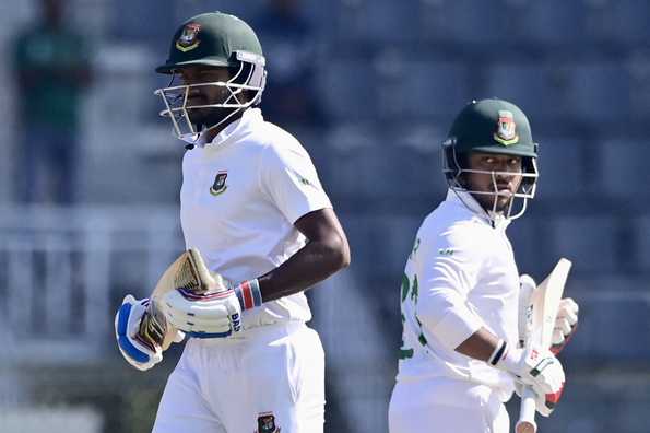The pair put on an unbroken 85-run stand leading up to Tea. The pair put on an unbroken 85-run stand leading up to Tea.