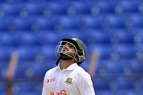 Zakir Hasan top-scored for Bangladesh in the first innings with 54. Zakir Hasan top-scored for Bangladesh in the first innings with 54.