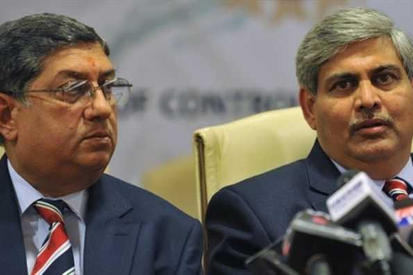 Srinivasan was elected as the secretary of BCCI under Manohar in Sept 08 and earlier was also the treasurer. Srinivasan was elected as the secretary of BCCI under Manohar in Sept 08 and earlier was also the treasurer.