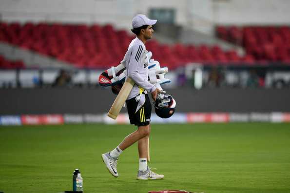 Gill was the only Indian player to practice on Thursday. Gill was the only Indian player to practice on Thursday.