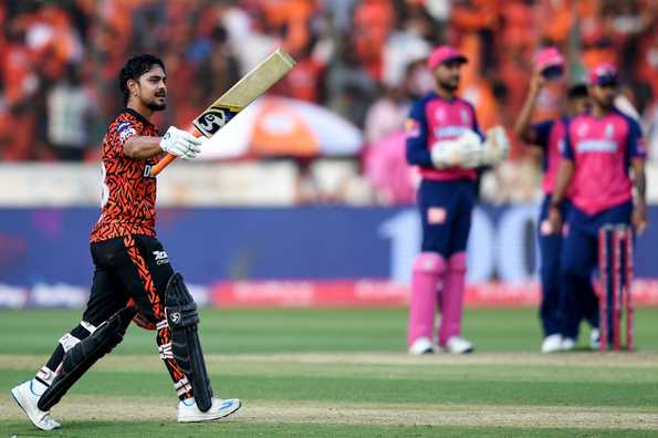 Ishan Kishan became the first Indian centurion for SRH Ishan Kishan became the first Indian centurion for SRH