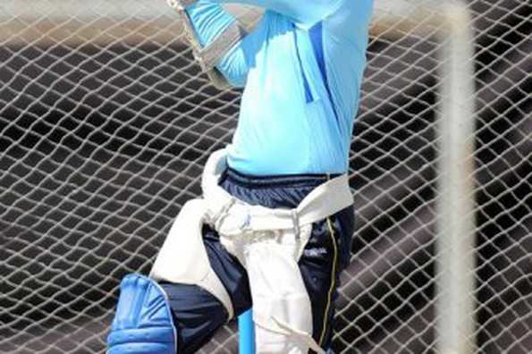 Sri Lankan captain Kumar Sangakkara bats in the nets during a training session in Guyana in May, 2010. Sri Lanka cannot ask for more of Sangakkara who performs a triple role - stylish batsman, safe wicket-keeper and shrewd captain. Sri Lankan captain Kumar Sangakkara bats in the nets during a training session in Guyana in May, 2010. Sri Lanka cannot ask for more of Sangakkara who performs a triple role - stylish batsman, safe wicket-keeper and shrewd captain.
