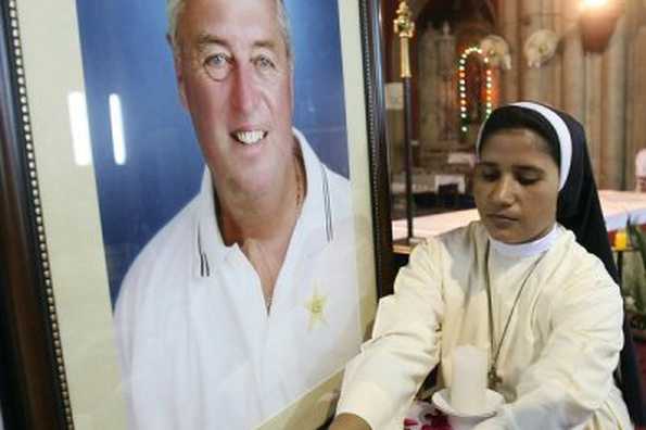 A Roman Catholic nun places a candle in front of a picture of the late Pakistan coach Bob Woolmer at a church in Lahore in April, 2007. The 2007 World Cup in the Caribbean had what every glamorous event would like to avoid -- the death of a coach, a final completed in darkness, early eixts of favourites and only a few close matches. A Roman Catholic nun places a candle in front of a picture of the late Pakistan coach Bob Woolmer at a church in Lahore in April, 2007. The 2007 World Cup in the Caribbean had what every glamorous event would like to avoid -- the death of a coach, a final completed in darkness, early eixts of favourites and only a few close matches.