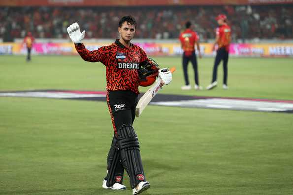 Abhishek Sharma was on fire against PBKS on Saturday evening Abhishek Sharma was on fire against PBKS on Saturday evening