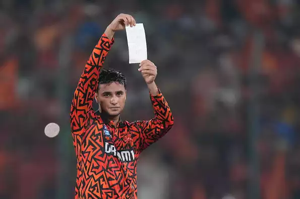 Abhishek Sharma registered the highest score by an Indian batter in IPL