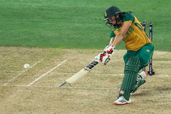 Tazmin Brits scored a brilliant hundred but battled cramps in the heat. Tazmin Brits scored a brilliant hundred but battled cramps in the heat.