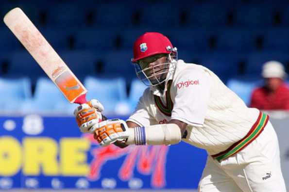 West Indies' Jerome Taylor scored a century in the drawn first Test against New Zealand. West Indies' Jerome Taylor scored a century in the drawn first Test against New Zealand.
