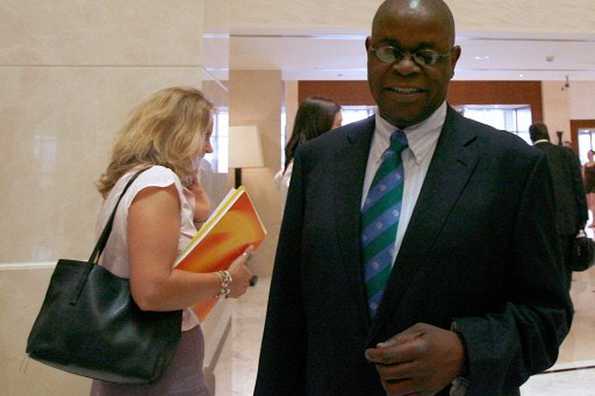 Zimbabwe Cricket Union president Peter Chingoka smiles meeting of the International Cricket Council in Dubai. Strife-torn Zimbabwe will remain a full member of the ICC, officials have said, after the deeply-divided world body worked out a last-minute compromise. Zimbabwe Cricket Union president Peter Chingoka smiles meeting of the International Cricket Council in Dubai. Strife-torn Zimbabwe will remain a full member of the ICC, officials have said, after the deeply-divided world body worked out a last-minute compromise.