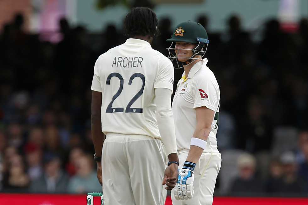 The Archer vs Smith showdown from Lord's, which lasted all of 16 balls, saw 15 runs scored and left Smith with two bruises The Archer vs Smith showdown from Lord's, which lasted all of 16 balls, saw 15 runs scored and left Smith with two bruises